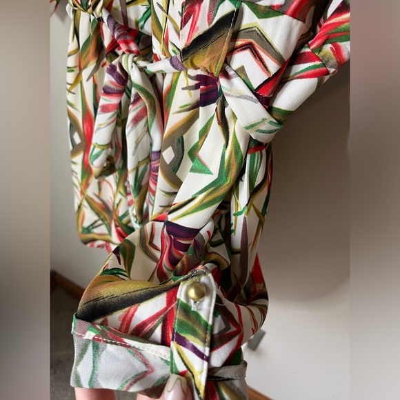 Gianni Bini Romper Birds of Paradise White Tropical | Size M | Worn Once | Rare - Picture 6 of 9